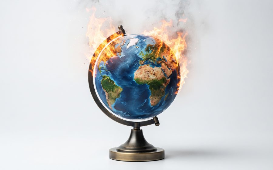Extreme weather illustrating the growing threat of catastrophic climate disasters