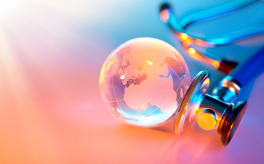 Extreme heat in an urban environment illustrating the growing impact of climate change on human health